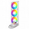 קירור נוזלי לבן ID Cooling FX360 LCD WHITE ARGB TDP 350W