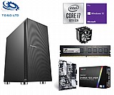 תחנת עבודה Silent Version i7-10700K, לוח אם BioStar Z490A, כונן SSD 1TB תחנת עבודה Silent Version i7-10700K, לוח אם BioStar Z490A, כונן SSD 1TB