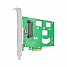 LRNV94N4 PCIE NVME U.2 U2 כרטיס מתאם