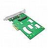 LRNV94N4 PCIE NVME U.2 U2 כרטיס מתאם
