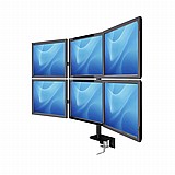 חבילת מסחר למחשב - 6 מסכי בורסה כולל מעמד AOC 23.6" LED חבילת מסחר למחשב - 6 מסכי בורסה כולל מעמד AOC 23.6" LED