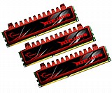 זיכרון למחשב נייח שולחני - G.Skill RipjawsX F3-12800CL9T-12GBRL 3x4GB DDR3 1600MHz Triple Memory Kit זיכרון למחשב נייח שולחני - G.Skill RipjawsX F3-12800CL9T-12GBRL 3x4GB DDR3 1600MHz Triple Memory Kit
