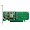 בקר HighPoint Driverless SSD7502 4xM.2 NVMe PCi3.0 Raid 0,1 Bootable