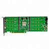 בקר HighPoint Driverless SSD7540 4xM.2 NVMe PCi3.0 Raid 0,1 Bootable