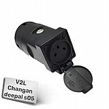 מתאם Braumers V2L לרכבי Changan deepal s05 - הפך את רכב ה- Changan שלך למקור חשמל נייד! מתאם Braumers V2L לרכבי Changan deepal s05 - הפך את רכב ה- Changan שלך למקור חשמל נייד!
