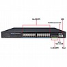 רכזת רשת 24 פורטים Planet Switch XGS-5240-24X2QR 24 Port SFP + 2-Port 40G QSFP