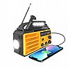 מכשיר הישרדות רב-תכליתי פנס חירום רדיו fm מטען לטלפון