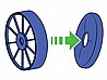 זוג פילטרים לשואב אבק דייסון Dyson DC33 / DC33i