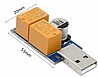 מתאם ציוד עזר USB Watchdog Timer Card Relay